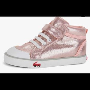 See Kai Run Peyton high top sneakers